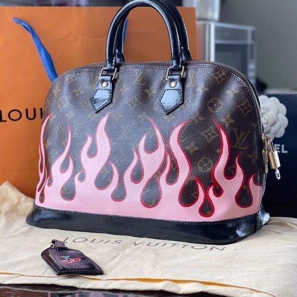 Louis Vuitton Alma Purse Customized Authentic - Picture 3 of 14